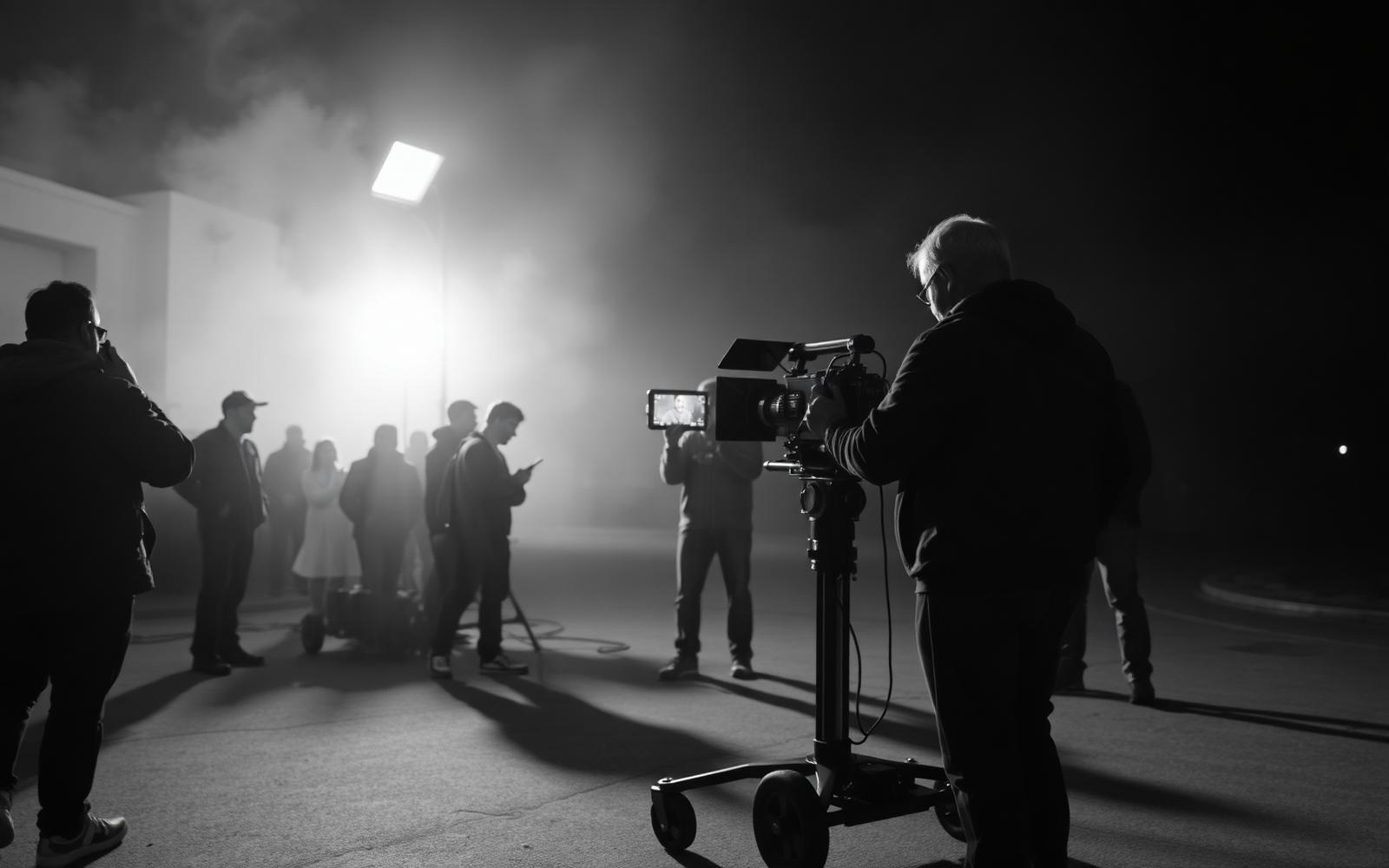Blockmedia crew on set